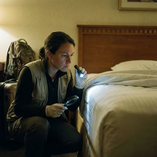 ホテル 客室の虫チェック