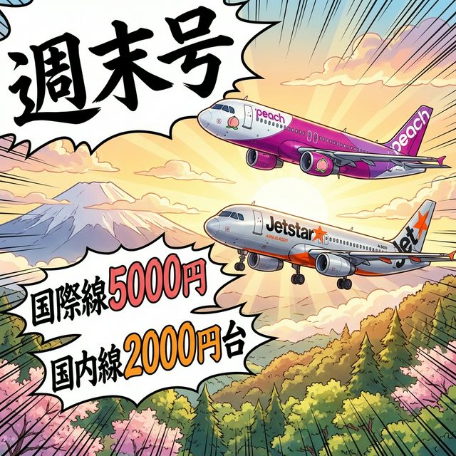Peach & Jetstar Weekend Sale