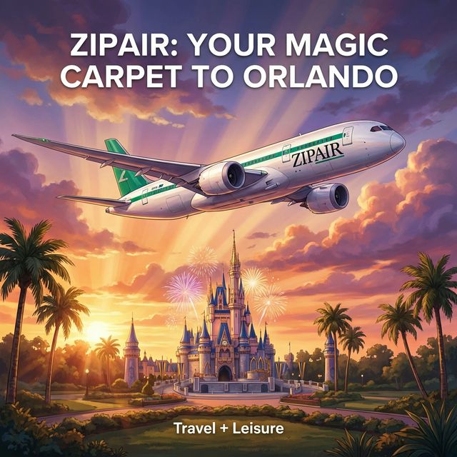 ZIPAIR Florida Orlando Direct Flight